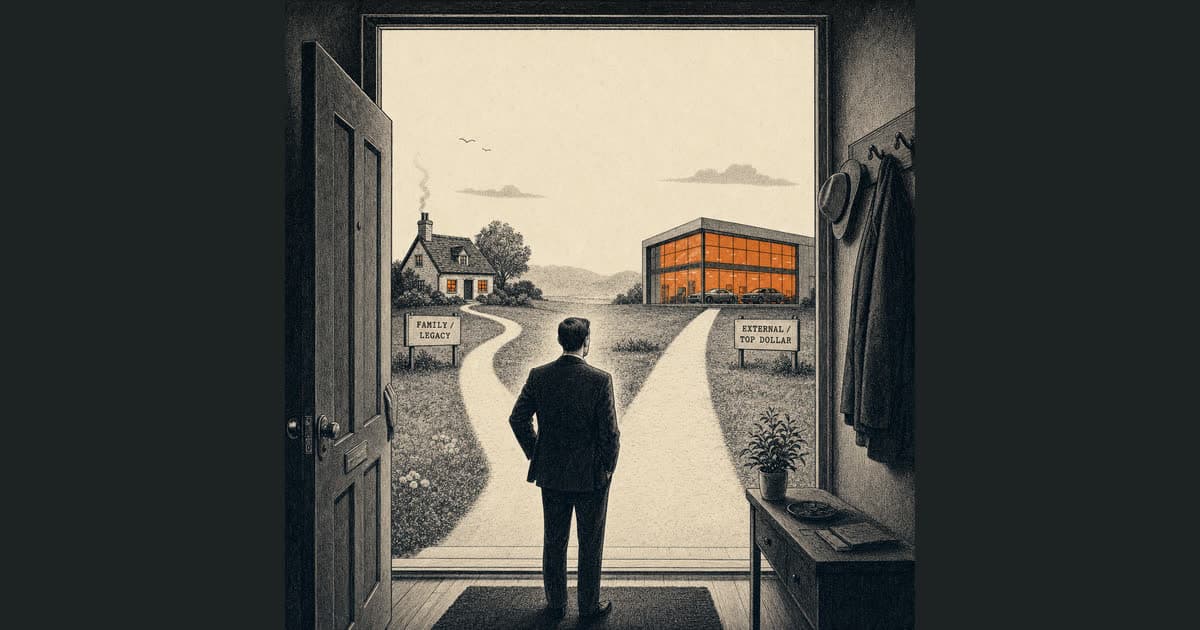 Internal Perpetuation vs External Sale: Which Pays More?