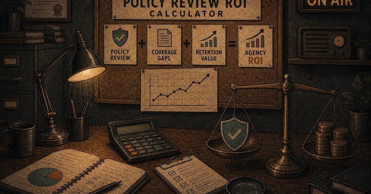 Policy Review ROI Calculator for Insurance Agencies