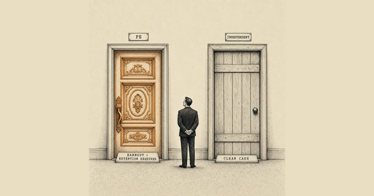 Selling to Private Equity vs an Independent Buyer, Compared